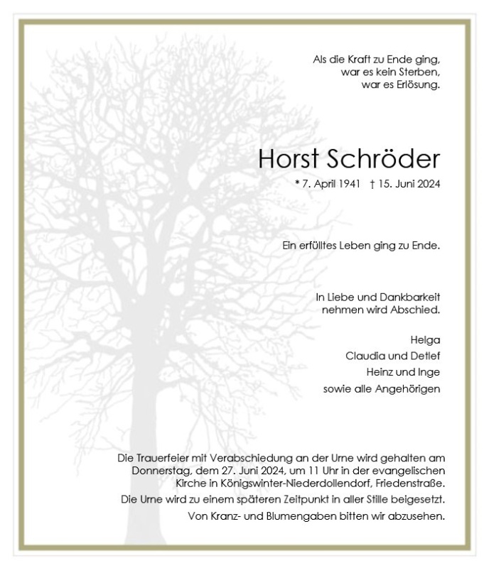 Profilbild von Horst Schröder